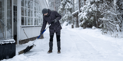 Residential snow removal services