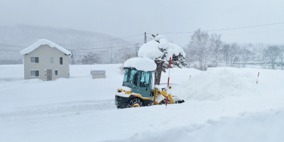 Snow plowing services